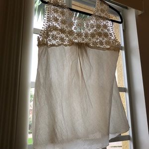 Lacy anthropologie top